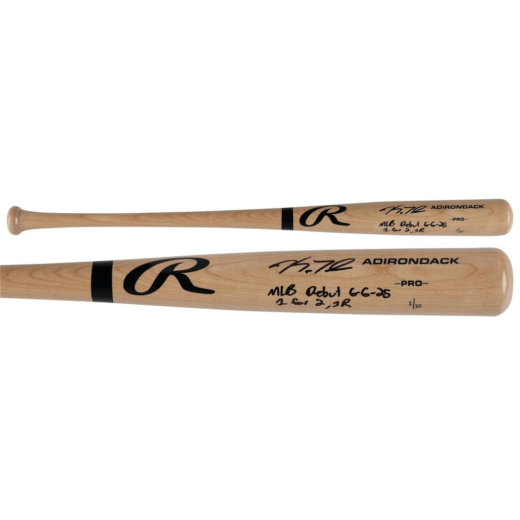 Kyle Teel Autographed Rawlings Pro Bat: $349.99 Kyle Teel Autographed Rawlings Pro Bat: $349.99