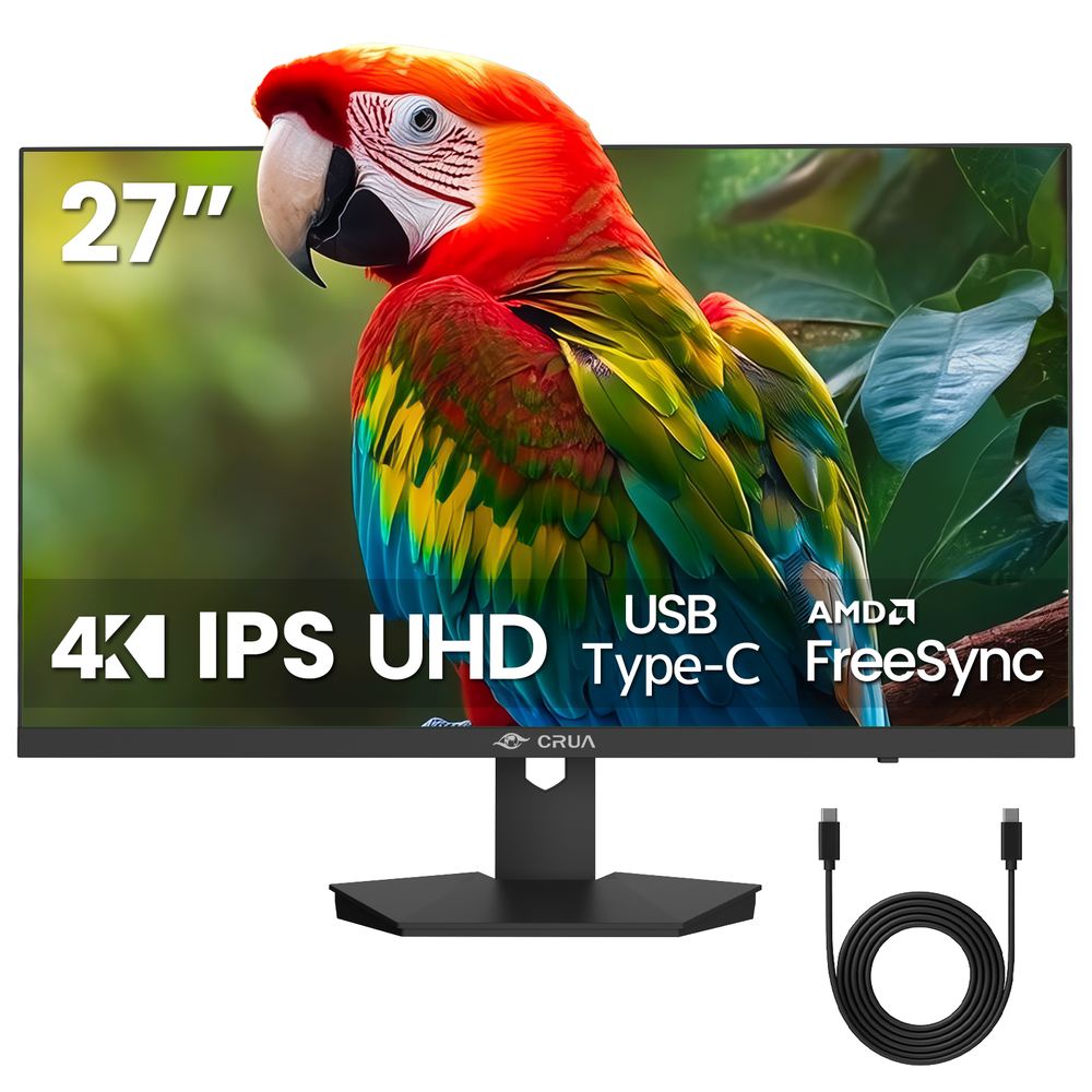 Crua 27" 4K HDR IPS FreeSync Monitor: $139.39