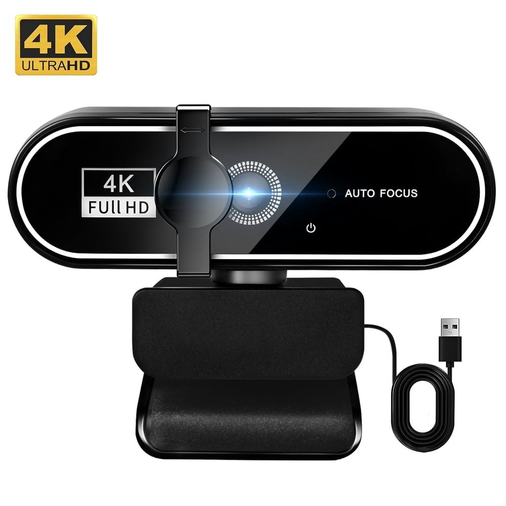 Atzeste 4K USB Autofocus Webcam: $21.59