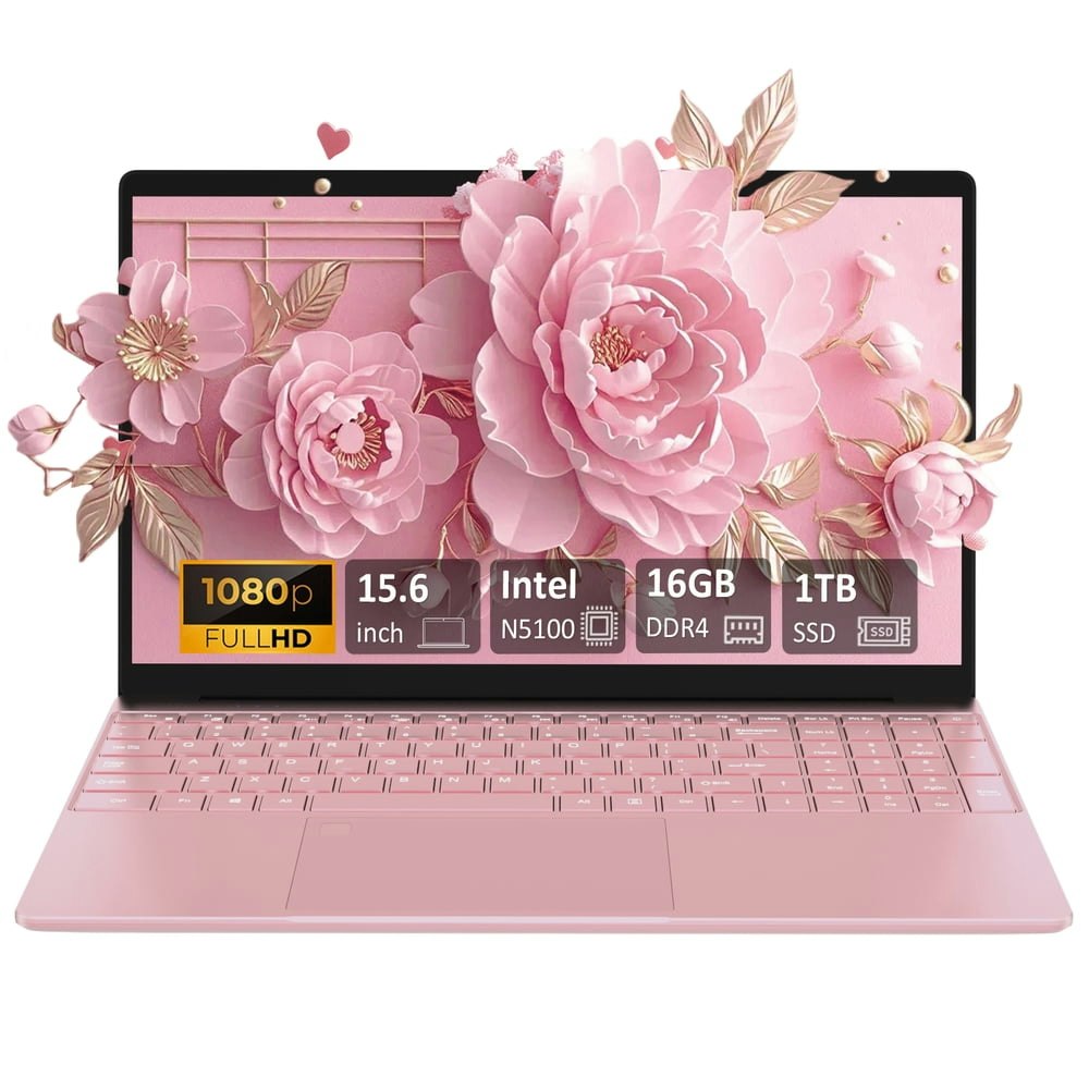 Auusda 15.6-Inch 16GB RAM 1TB SSD Windows 11 Pro Laptop: $332.09
