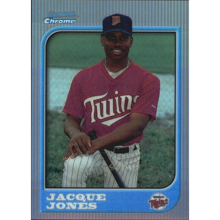 1997 Bowman Chrome Refractor Jacque Jones #225 Card: $12