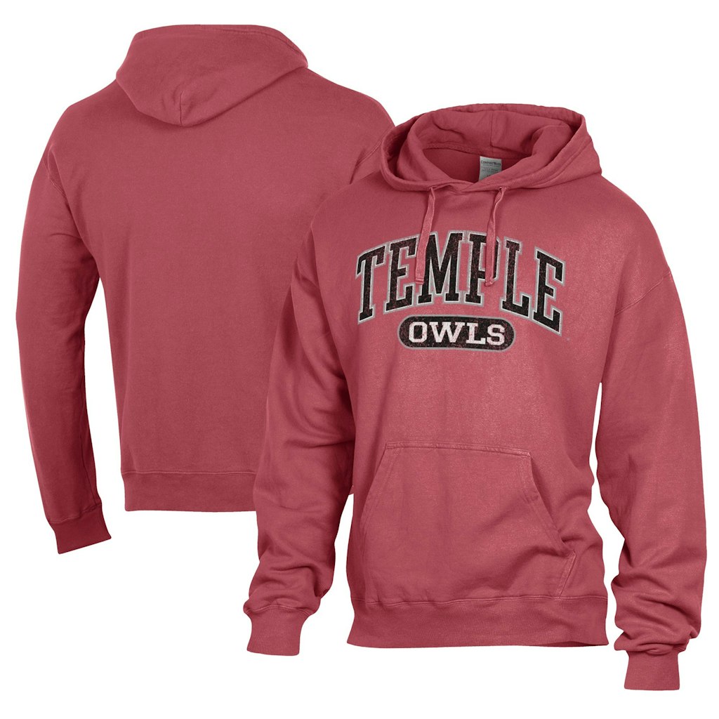 Temple Owls Comfort Wash Lightweight Fleece Pullover Hoodie: $74.99 Temple Owls Comfort Wash Lightweight Fleece Pullover Hoodie: $74.99