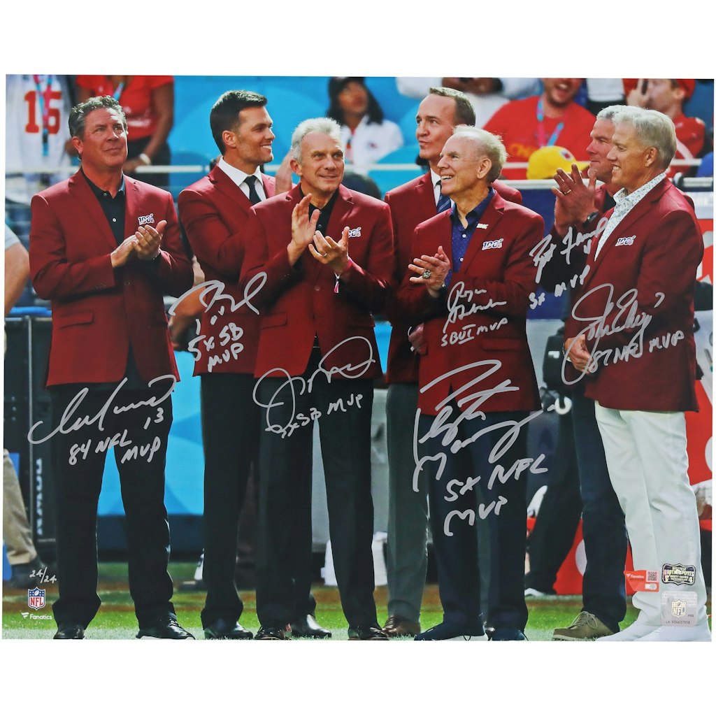 NFL Top 100 Quarterbacks Autographed 16" x 20" Photograph: $8,999.99 NFL Top 100 Quarterbacks Autographed 16" x 20" Photograph: $8,999.99