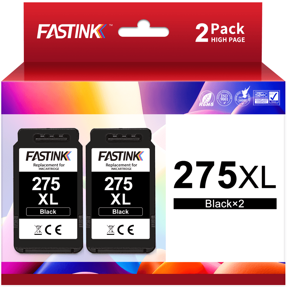 Canon PG-275 Black Ink Cartridge 2-Pack: $28.75 Canon PG-275 Black Ink Cartridge 2-Pack: $28.75