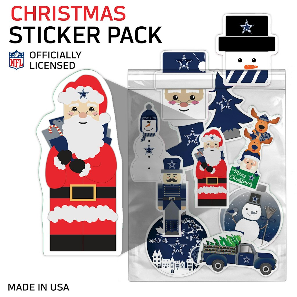 Dallas Cowboys Holiday Sticker Set: $40.99 Dallas Cowboys Holiday Sticker Set: $40.99