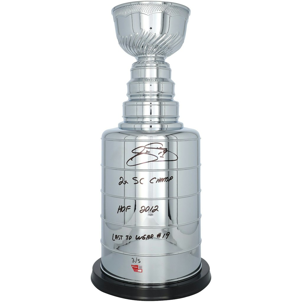 Joe Sakic Autographed 2-Foot Replica Stanley Cup: $899.99 Joe Sakic Autographed 2-Foot Replica Stanley Cup: $899.99