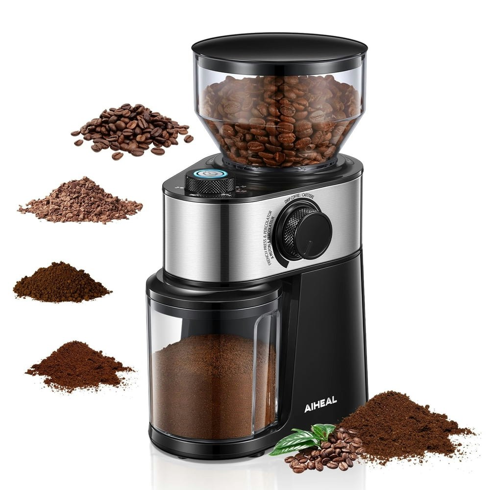 Aiheal 18-Setting Burr Coffee Grinder: $38.69 Aiheal 18-Setting Burr Coffee Grinder: $38.69
