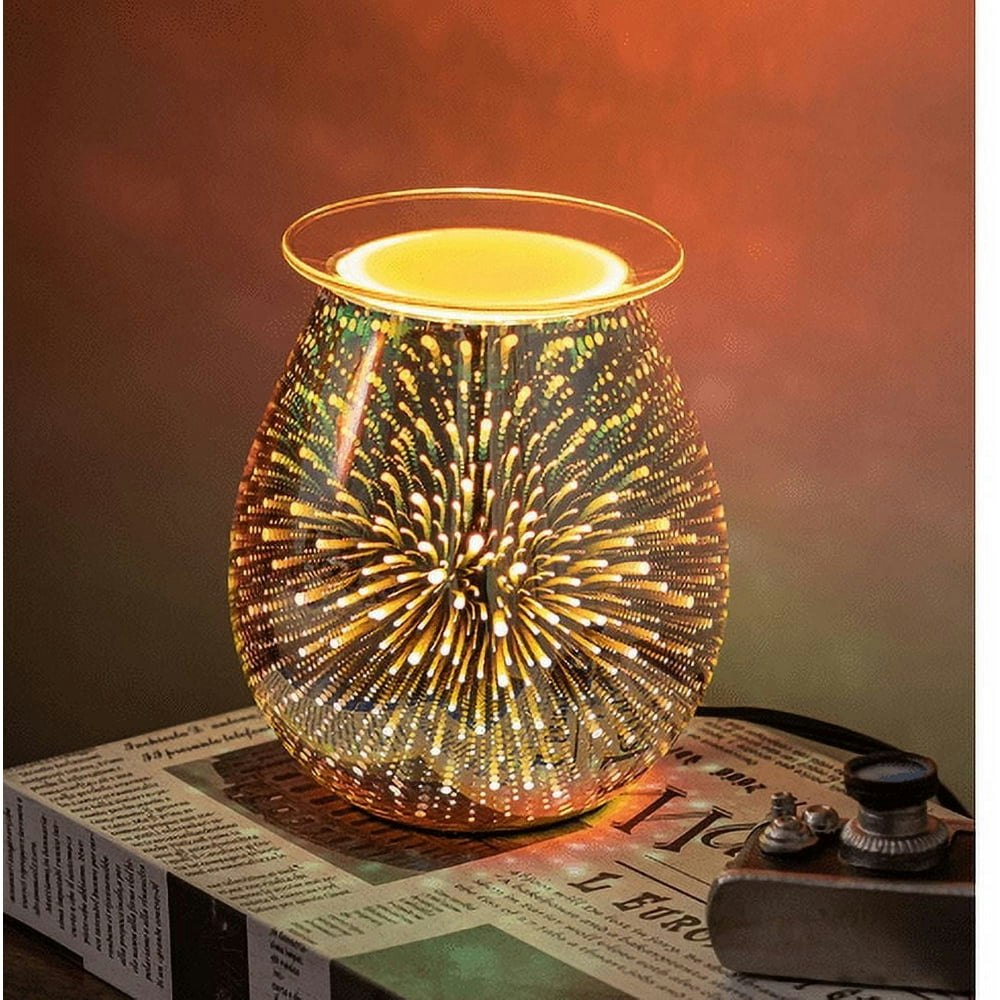 Sziqiqi 3D Glass Fireworks Wax Warmer: $17.99 Sziqiqi 3D Glass Fireworks Wax Warmer: $17.99