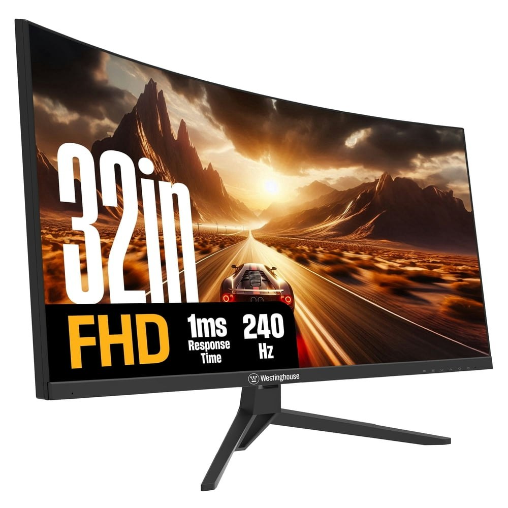 Westinghouse 32" 1080p FreeSync Curved Monitor: $159.99