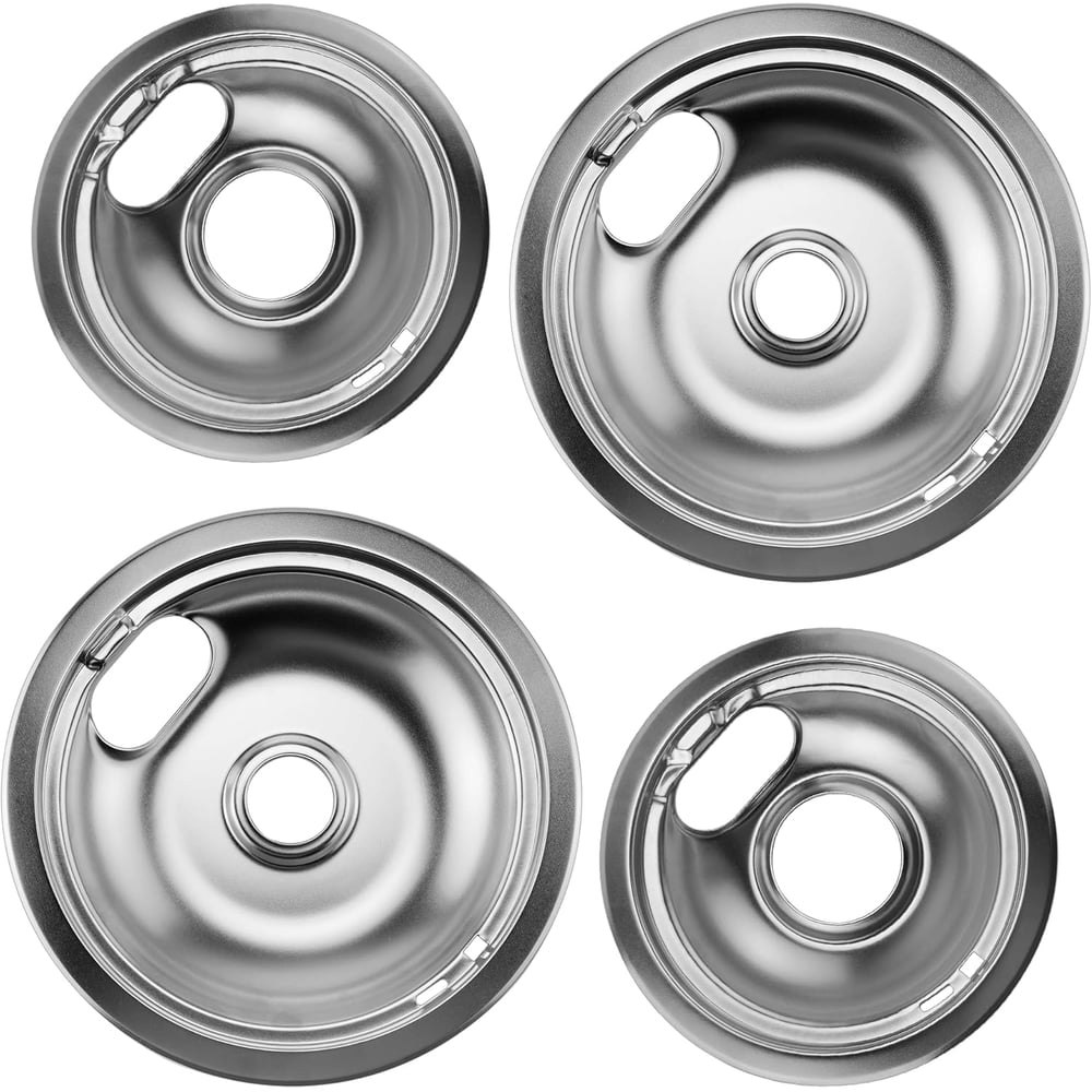 Electric Stove Burner Drip Pans 4-Pack: $12.99