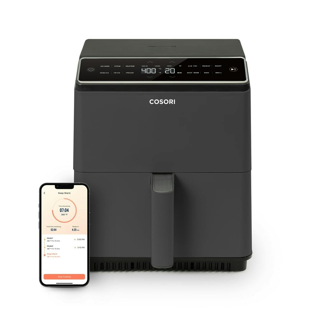 Cosori Dual Blaze 6.8-Quart Smart Air Fryer: $129 Cosori Dual Blaze 6.8-Quart Smart Air Fryer: $129
