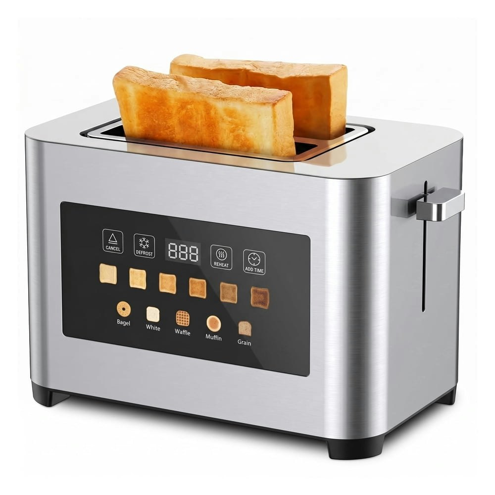 Suodoka 2-Slice Touchscreen Stainless Steel Toaster: $26.99 Suodoka 2-Slice Touchscreen Stainless Steel Toaster: $26.99