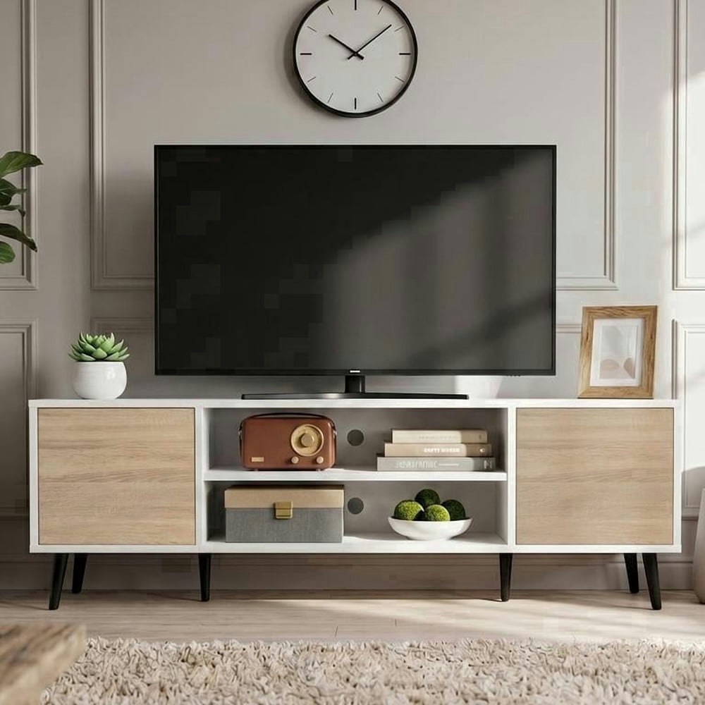 Homall Modern 55-inch TV Stand with Storage: $69.99 Homall Modern 55-inch TV Stand with Storage: $69.99