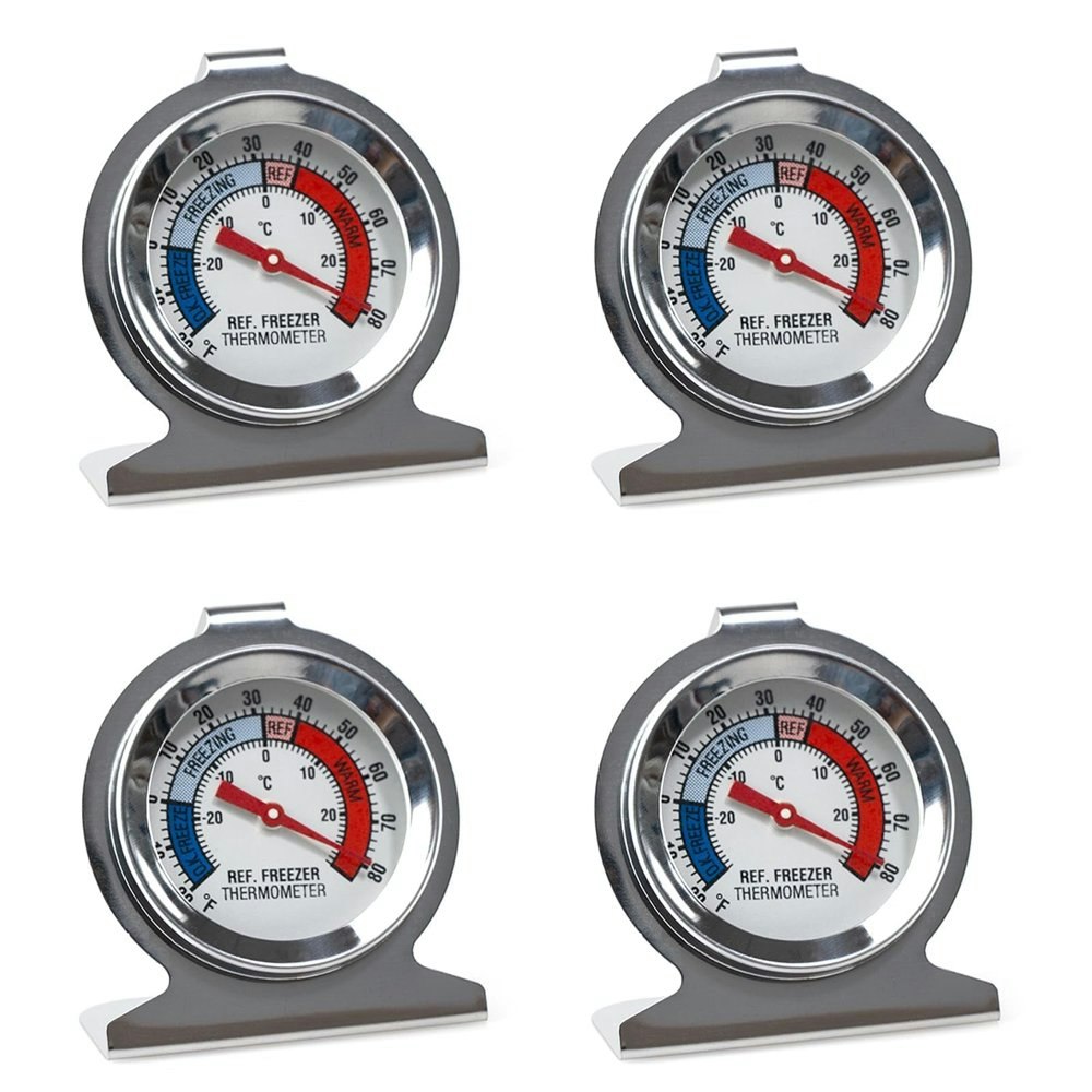 Cndrlef Refrigerator Freezer Thermometer 4-Pack: $11.89 Cndrlef Refrigerator Freezer Thermometer 4-Pack: $11.89