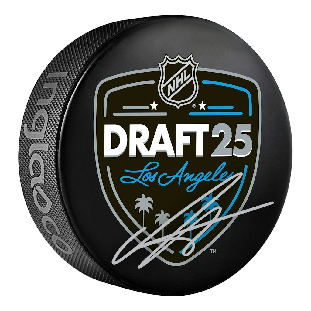 Anton Frondell Autographed 2025 NHL Draft Hockey Puck: $79.99 Anton Frondell Autographed 2025 NHL Draft Hockey Puck: $79.99