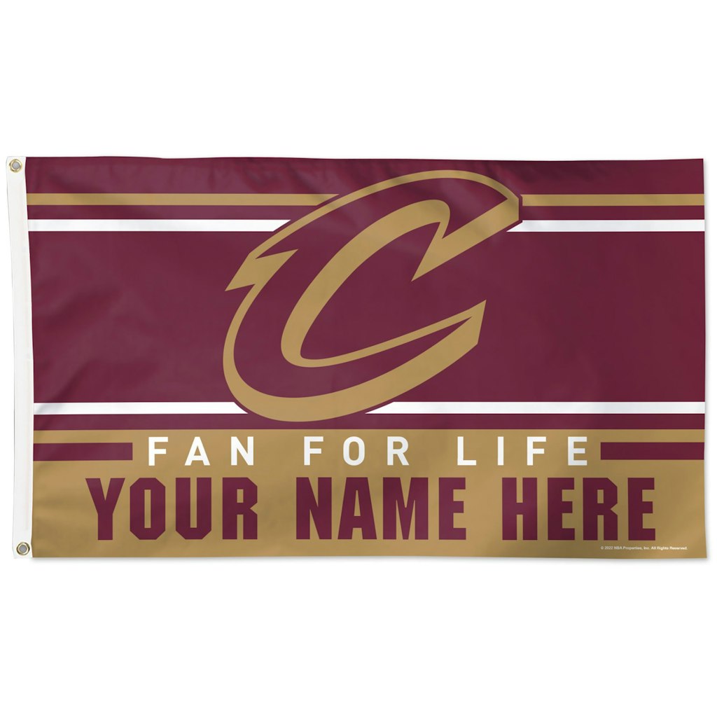 WinCraft Cleveland Cavaliers 3' x 5' Personalized Flag: $54.99