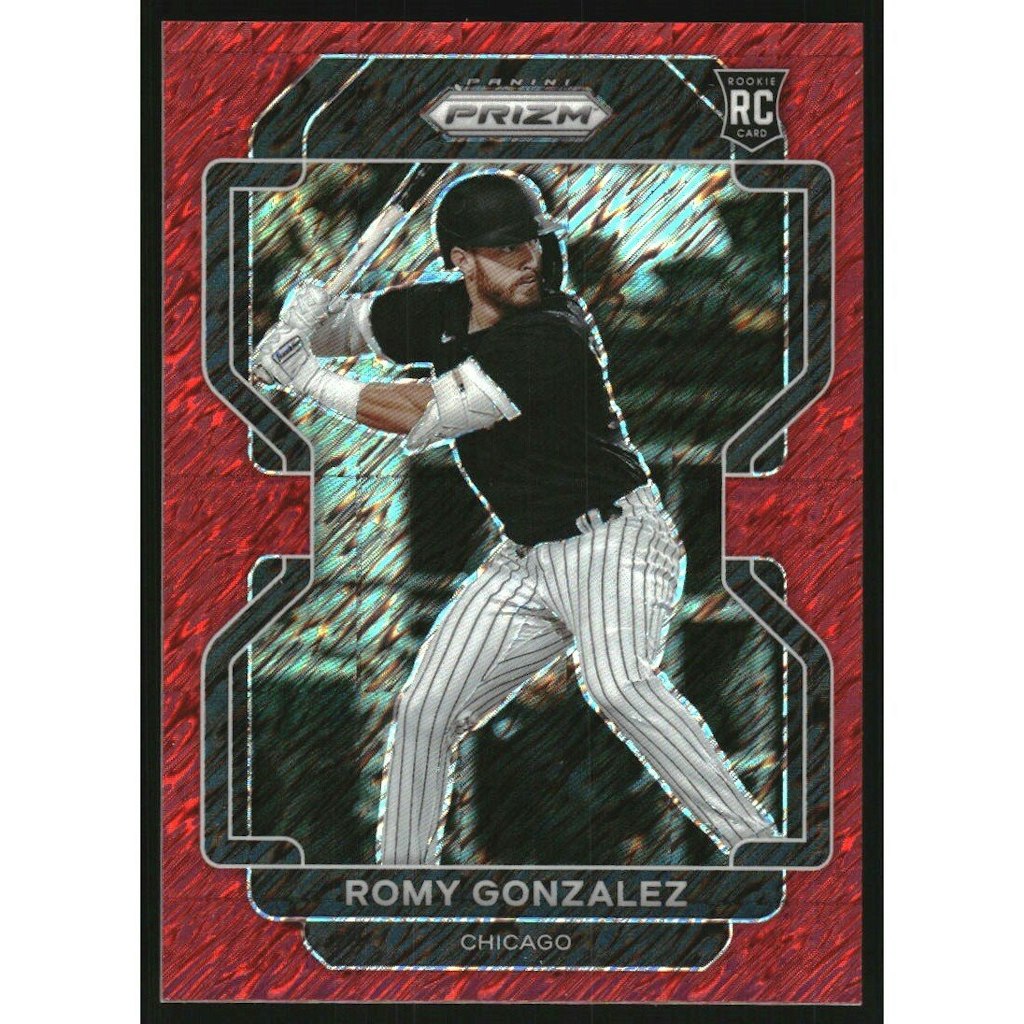 2022 Panini Prizm Romy Gonzalez Red Shimmer Prizm Card: $10 2022 Panini Prizm Romy Gonzalez Red Shimmer Prizm Card: $10