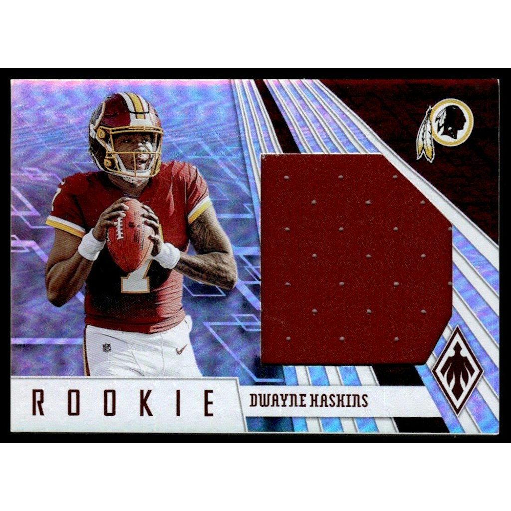 2019 Panini Phoenix Dwayne Haskins Rookie Premiere Jumbo Memorabilia Card: $18