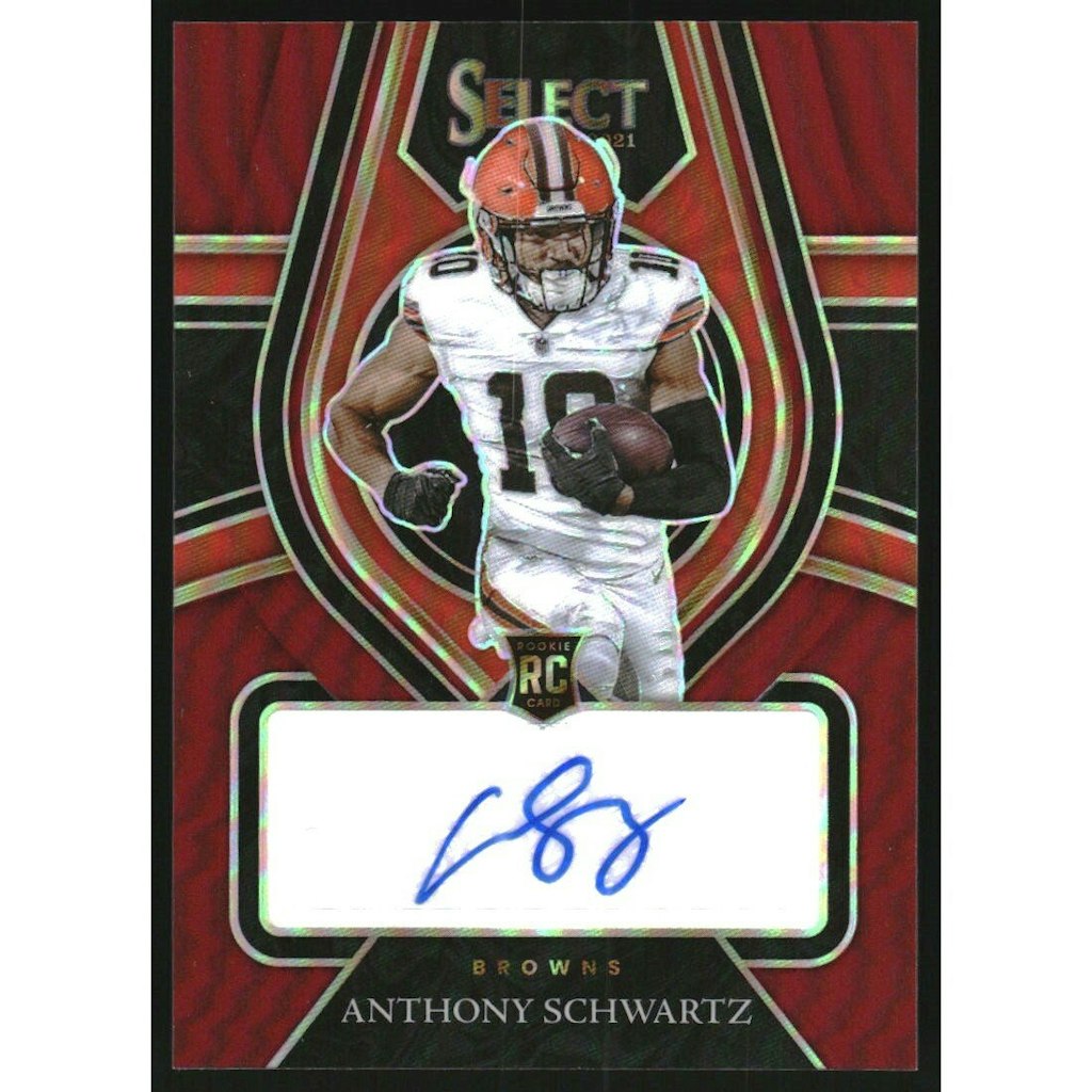 2021 Select Anthony Schwartz Rookie Signatures Prizm Maroon Card /60: $18 2021 Select Anthony Schwartz Rookie Signatures Prizm Maroon Card /60: $18