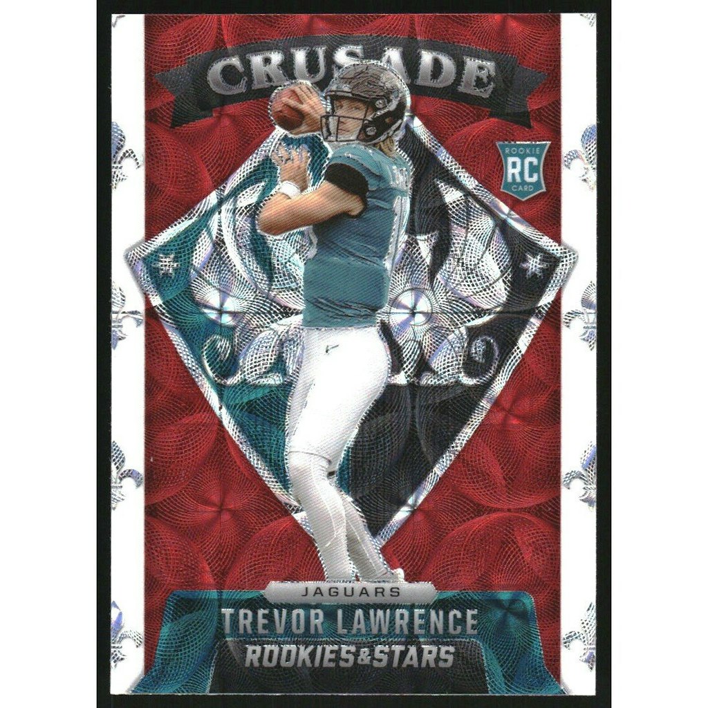 2021 Rookies and Stars Crusade Red Scope Trevor Lawrence #20 Trading Card: $18 2021 Rookies and Stars Crusade Red Scope Trevor Lawrence #20 Trading Card: $18