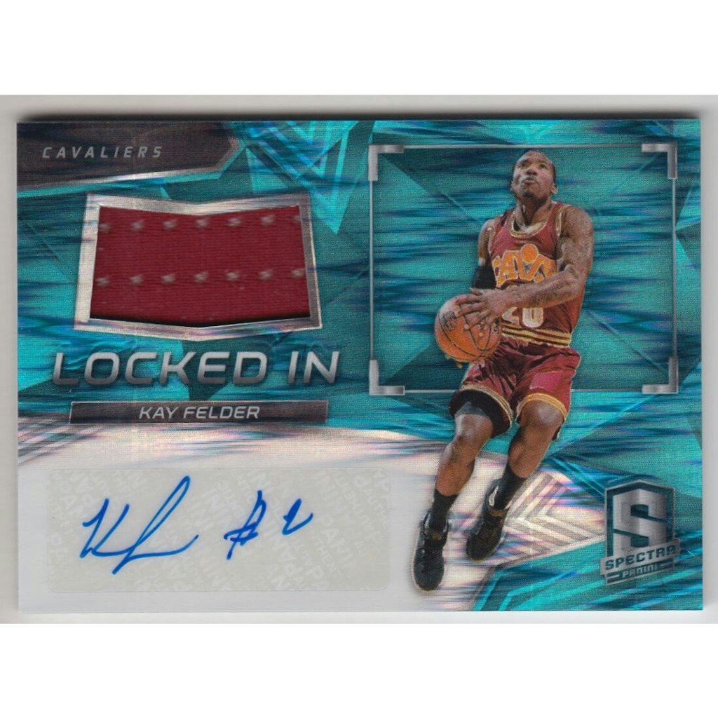 2016-17 Panini Spectra Kay Felder Neon Blue Autographed Memorabilia Card: $10