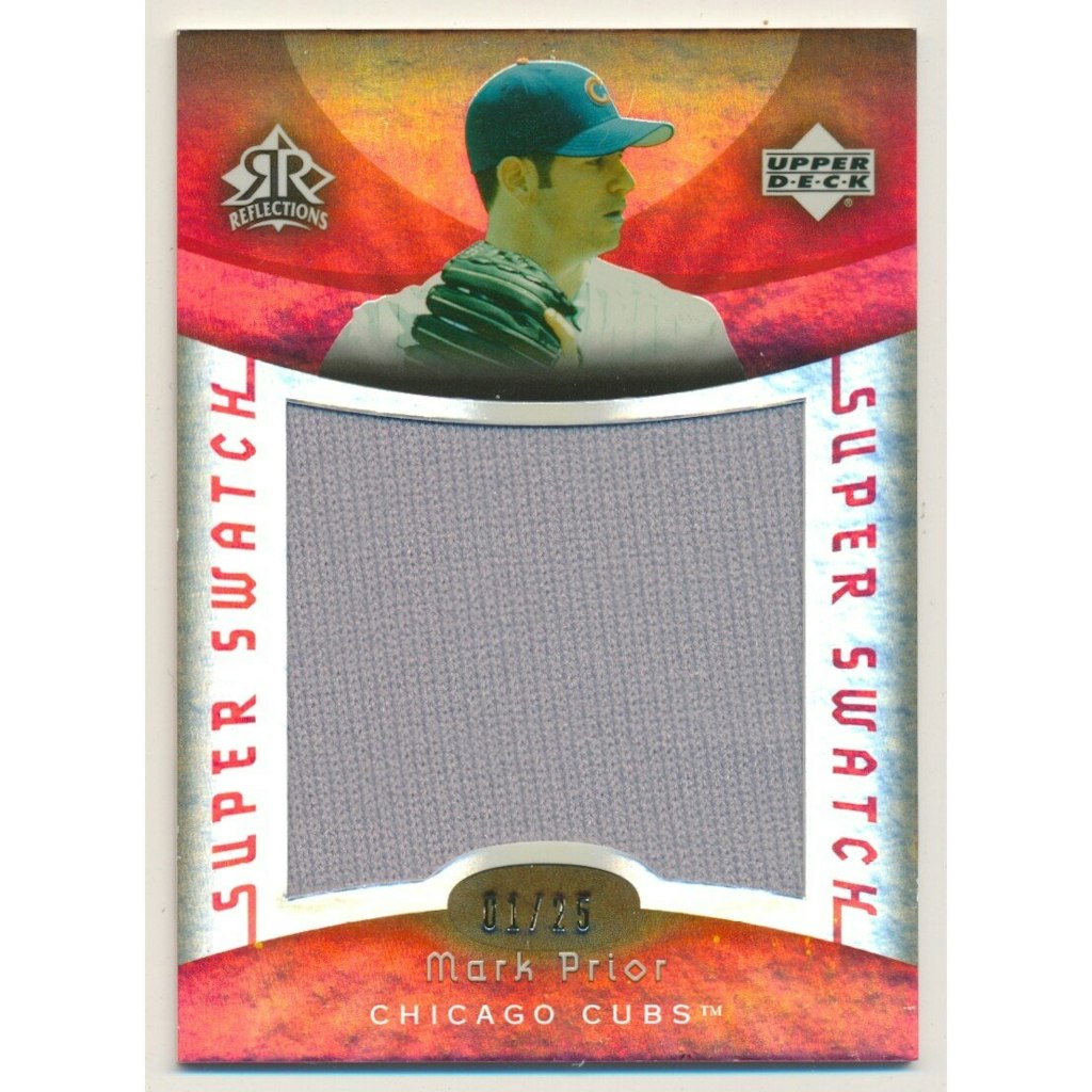 2005 Reflections Mark Prior Super Swatch Red Trading Card: $17