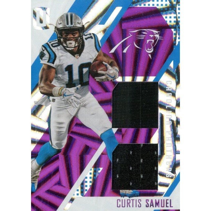 2017 Panini Unparalleled Curtis Samuel Rookie Stitches Dual Jersey Card: $10 2017 Panini Unparalleled Curtis Samuel Rookie Stitches Dual Jersey Card: $10