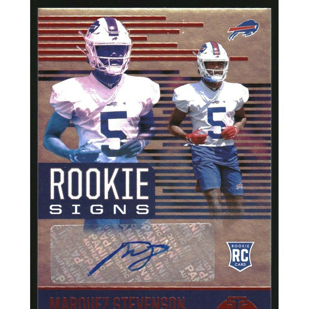 2021 Panini Illusions Marquez Stevenson Rookie Signs Orange Card: $10 2021 Panini Illusions Marquez Stevenson Rookie Signs Orange Card: $10