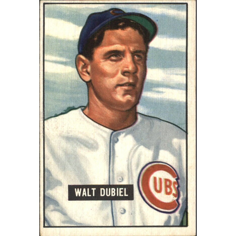 1951 Bowman Walt Dubiel Rookie Card: $24