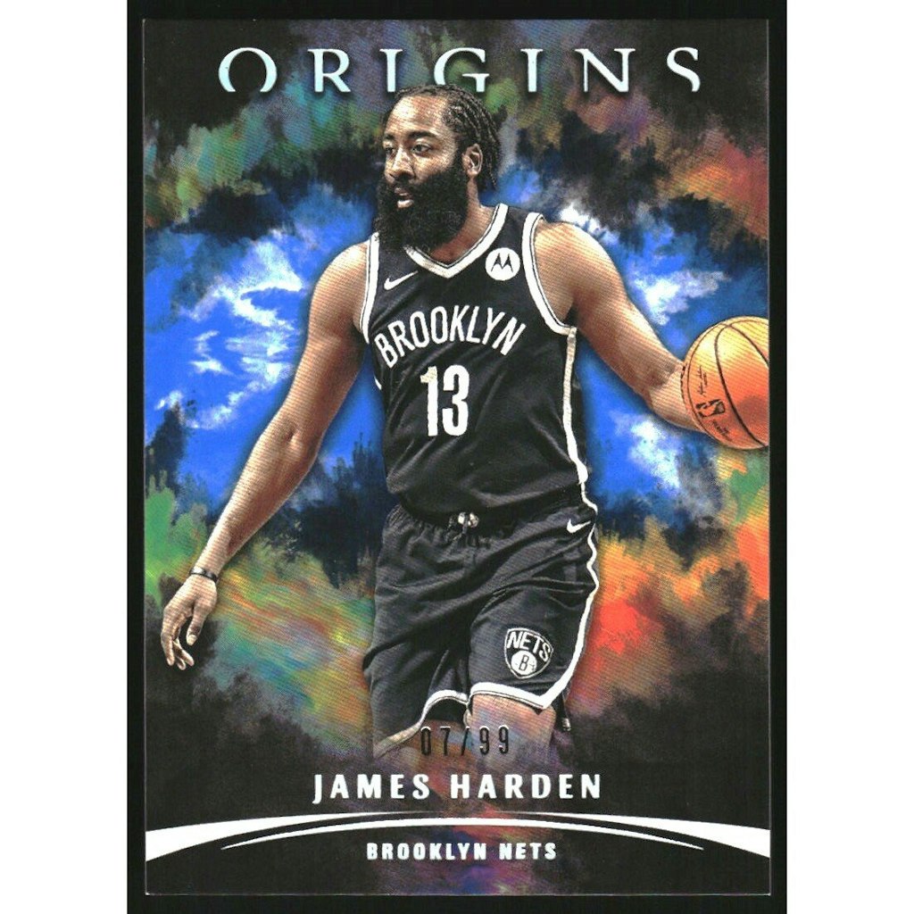 2021-22 Panini Origins Blue James Harden #13 Trading Card: $18