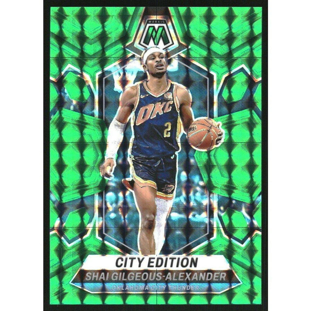2023-24 Panini Mosaic Teal Shai Gilgeous-Alexander Card: $20 2023-24 Panini Mosaic Teal Shai Gilgeous-Alexander Card: $20