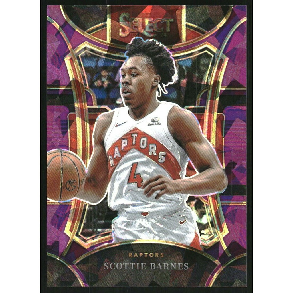 2023-24 Select Prizm Scottie Barnes #347 Purple Cracked Ice Card: $12 2023-24 Select Prizm Scottie Barnes #347 Purple Cracked Ice Card: $12