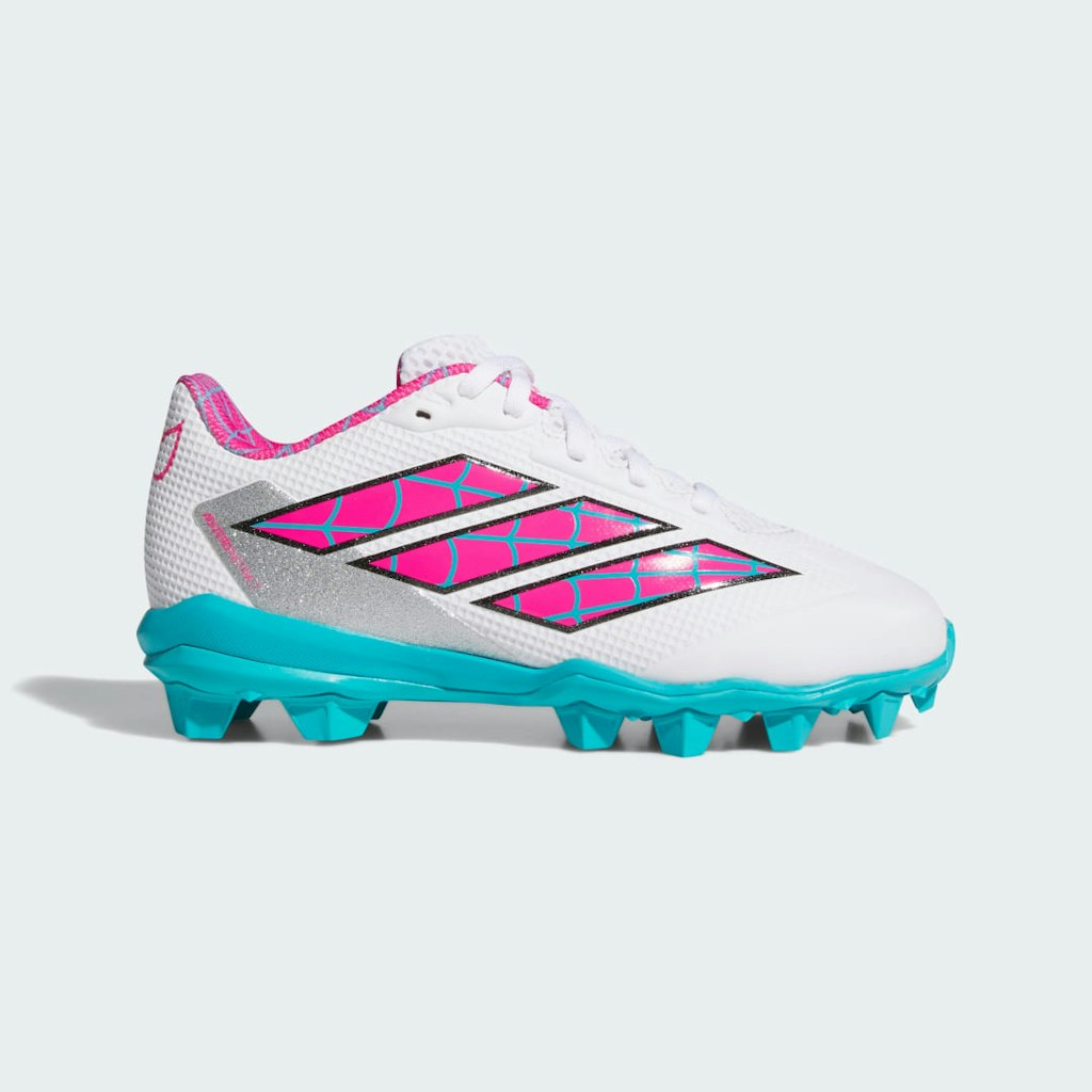 Adidas Marvel Adizero Ghost Spider Kids Cleats: $45 Adidas Marvel Adizero Ghost Spider Kids Cleats: $45