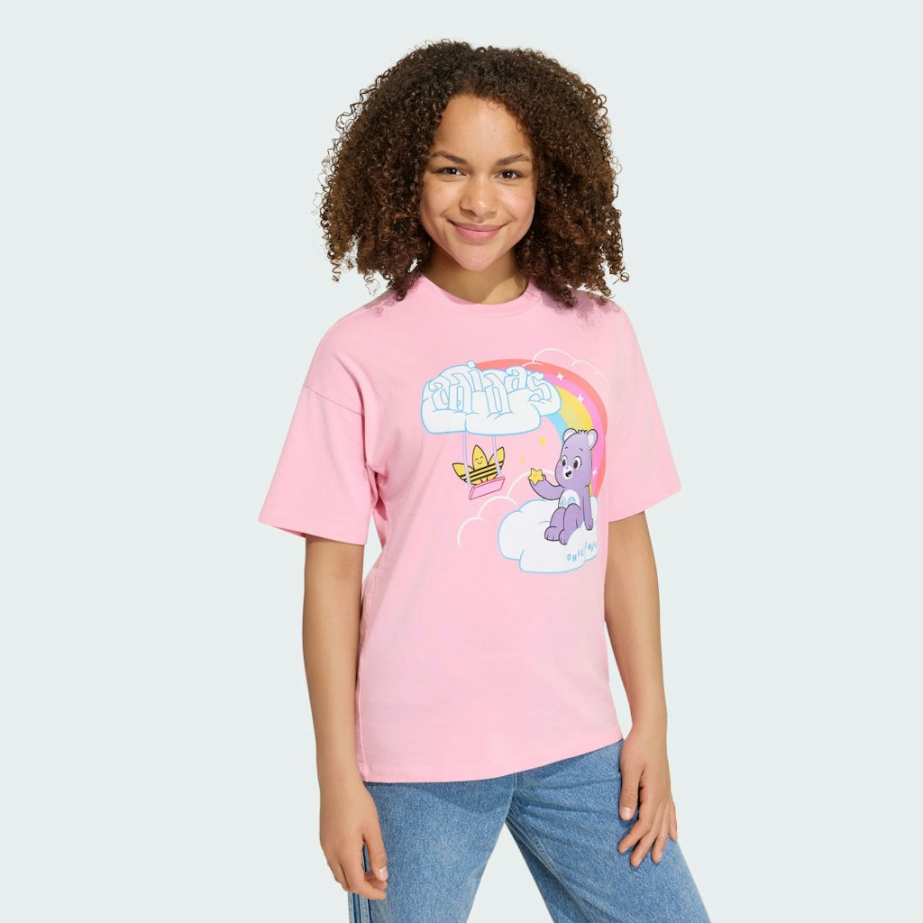 Adidas Care Bears Slim 3-Stripes Tee: $33 Adidas Care Bears Slim 3-Stripes Tee: $33