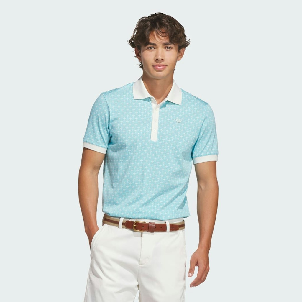 Adidas Originals All Over Trefoil Polo: $100 Adidas Originals All Over Trefoil Polo: $100