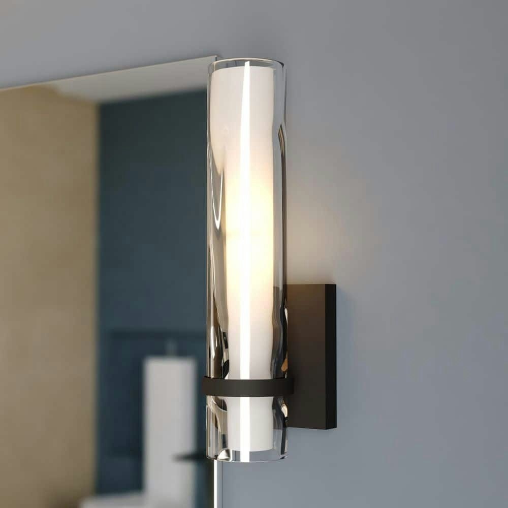 Vilo 1-Light Matte Black Bathroom Vanity Light Fixture: $134.99 Vilo 1-Light Matte Black Bathroom Vanity Light Fixture: $134.99