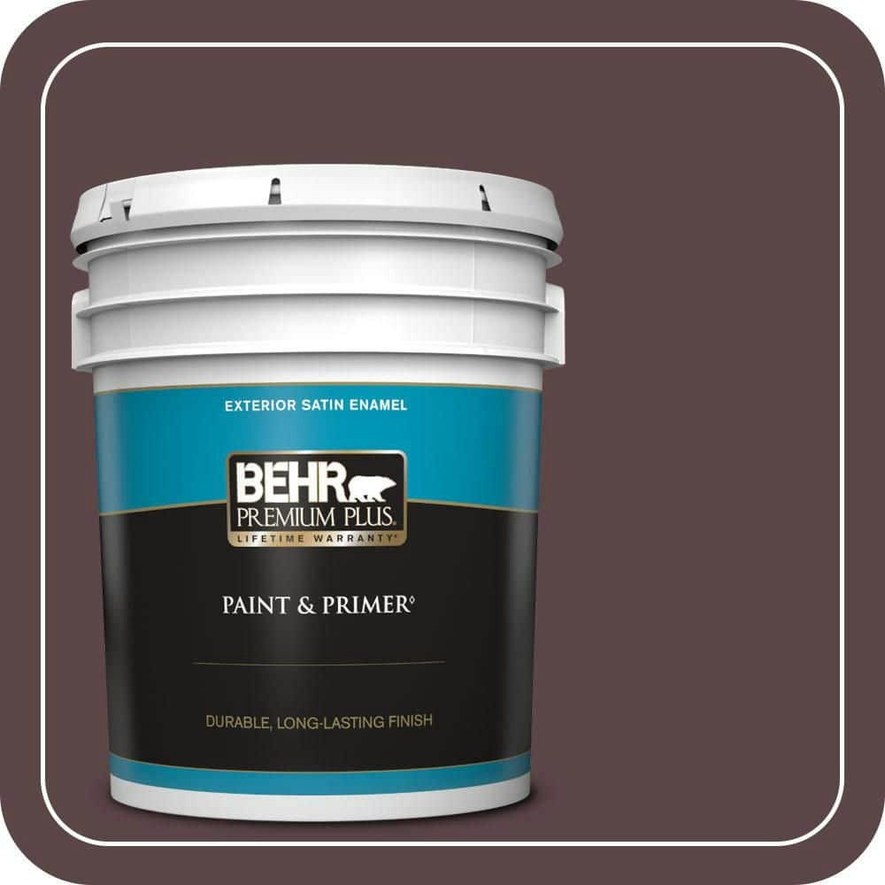 Home Decorators Collection 5-Gallon Dark Berry Satin Exterior Paint and Primer: $225