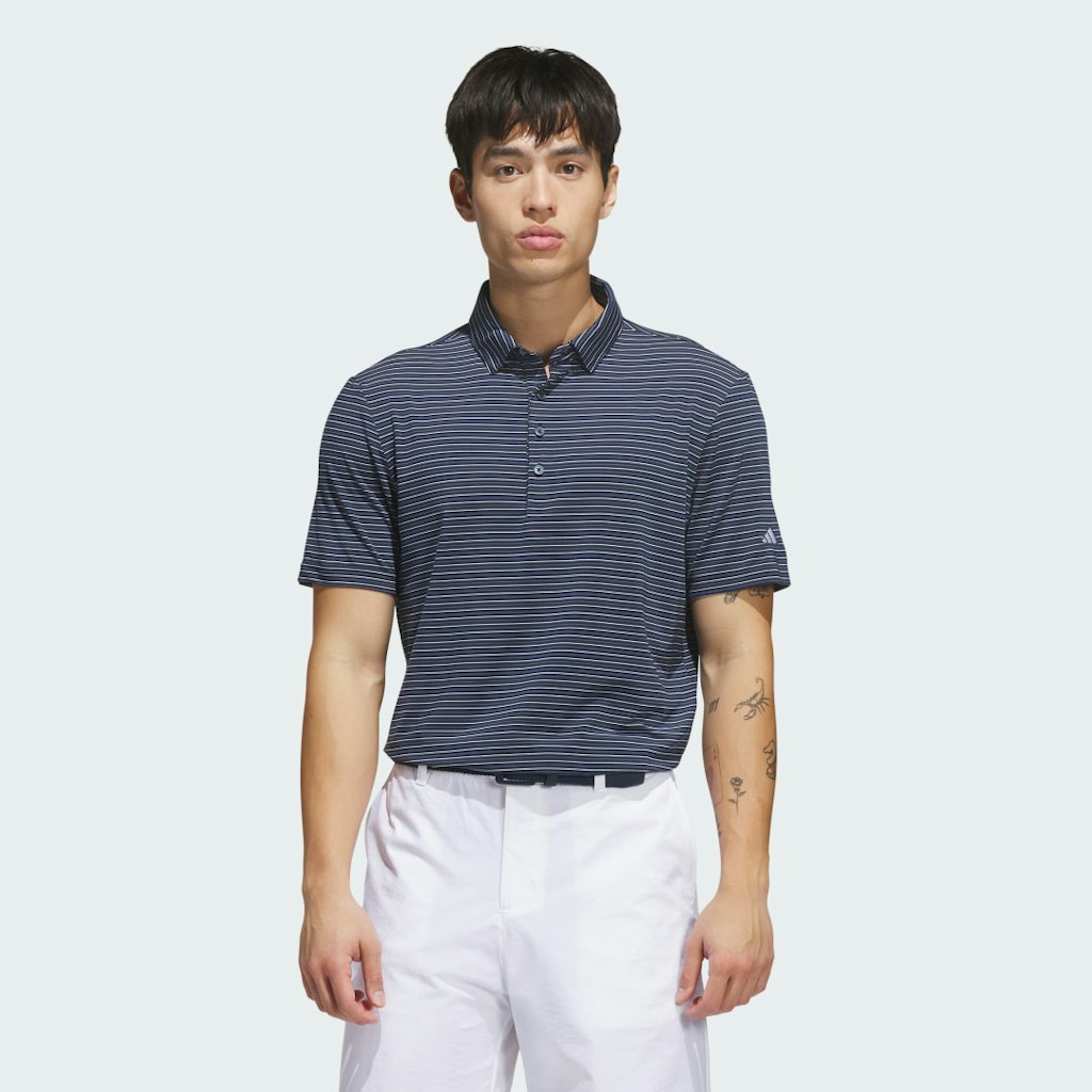 Ultimate365 Three-Color Stripe Polo Shirt: $80 Ultimate365 Three-Color Stripe Polo Shirt: $80