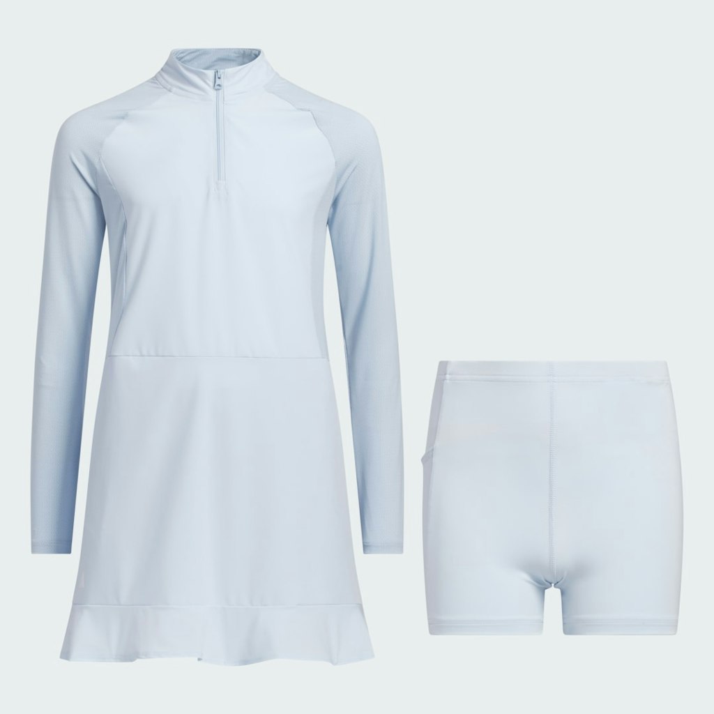 Girls' Quarter Zip Frill Dress: $60 Girls' Quarter Zip Frill Dress: $60