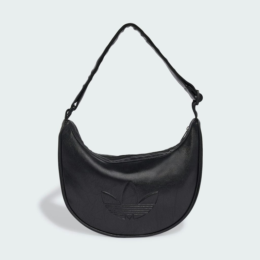 Adicolor Half Crescent Metallic PU Bag: $50