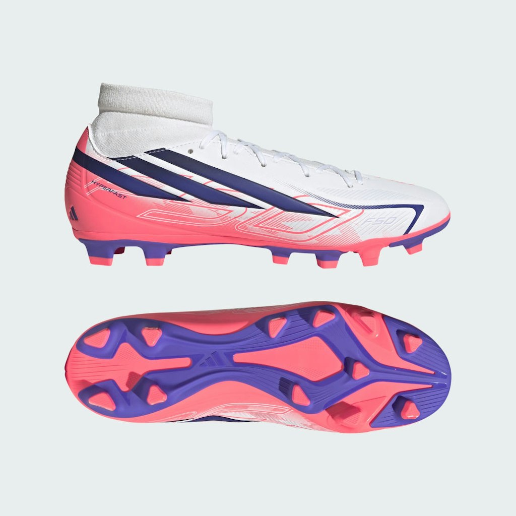 Adidas F50 Hyperfast Mid Firm Ground Soccer Cleats: $65 Adidas F50 Hyperfast Mid Firm Ground Soccer Cleats: $65