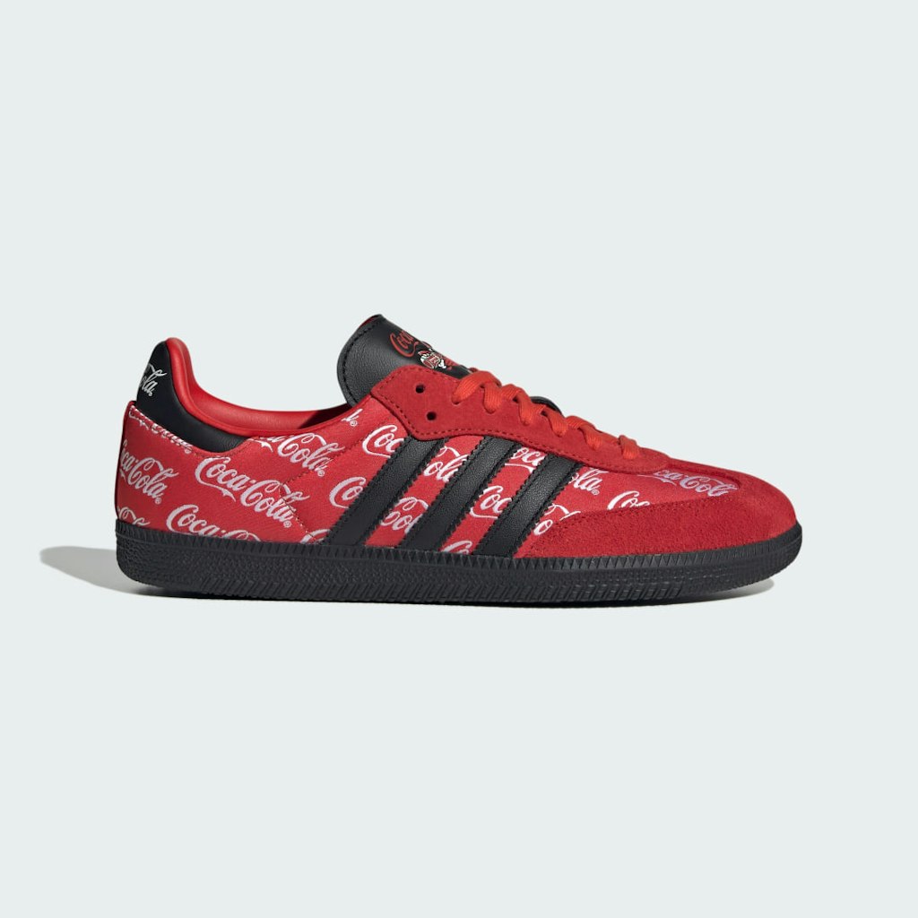 Adidas x Coca-Cola Samba OG Shoes: $130 Adidas x Coca-Cola Samba OG Shoes: $130