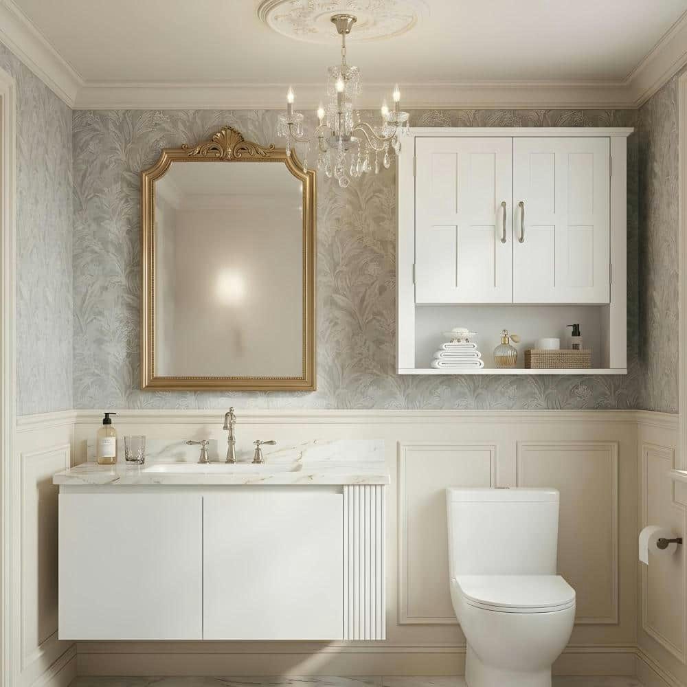 23.62" x 7.68" x 22.63" Bathroom Wall Cabinet: $211.99 23.62" x 7.68" x 22.63" Bathroom Wall Cabinet: $211.99
