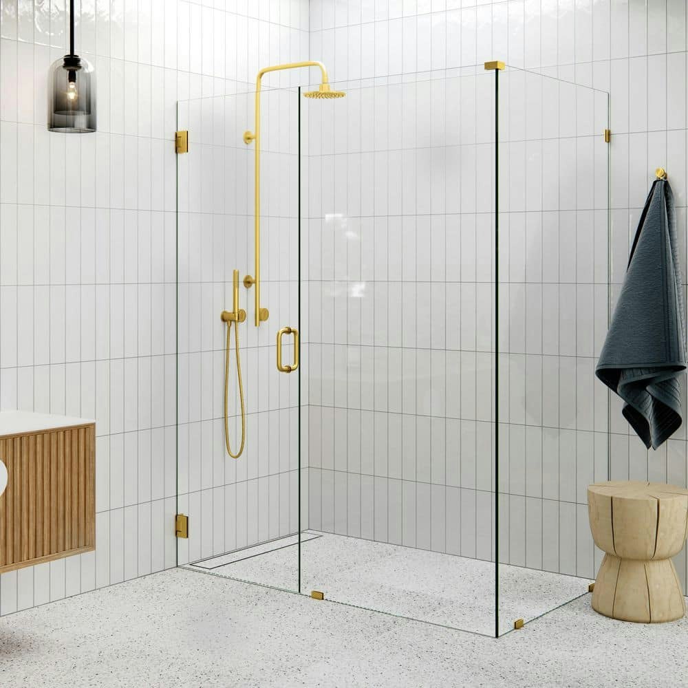 59" x 35" x 78" Pivot Frameless Corner Shower Enclosure: $1,378 59" x 35" x 78" Pivot Frameless Corner Shower Enclosure: $1,378