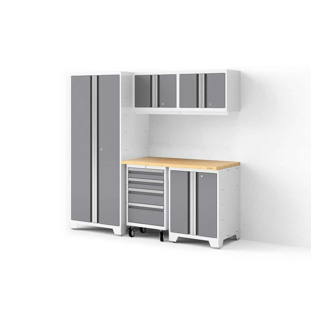 Bold Series 78-Inch 6-Piece Steel Garage Cabinet Set: $1,379.99 Bold Series 78-Inch 6-Piece Steel Garage Cabinet Set: $1,379.99