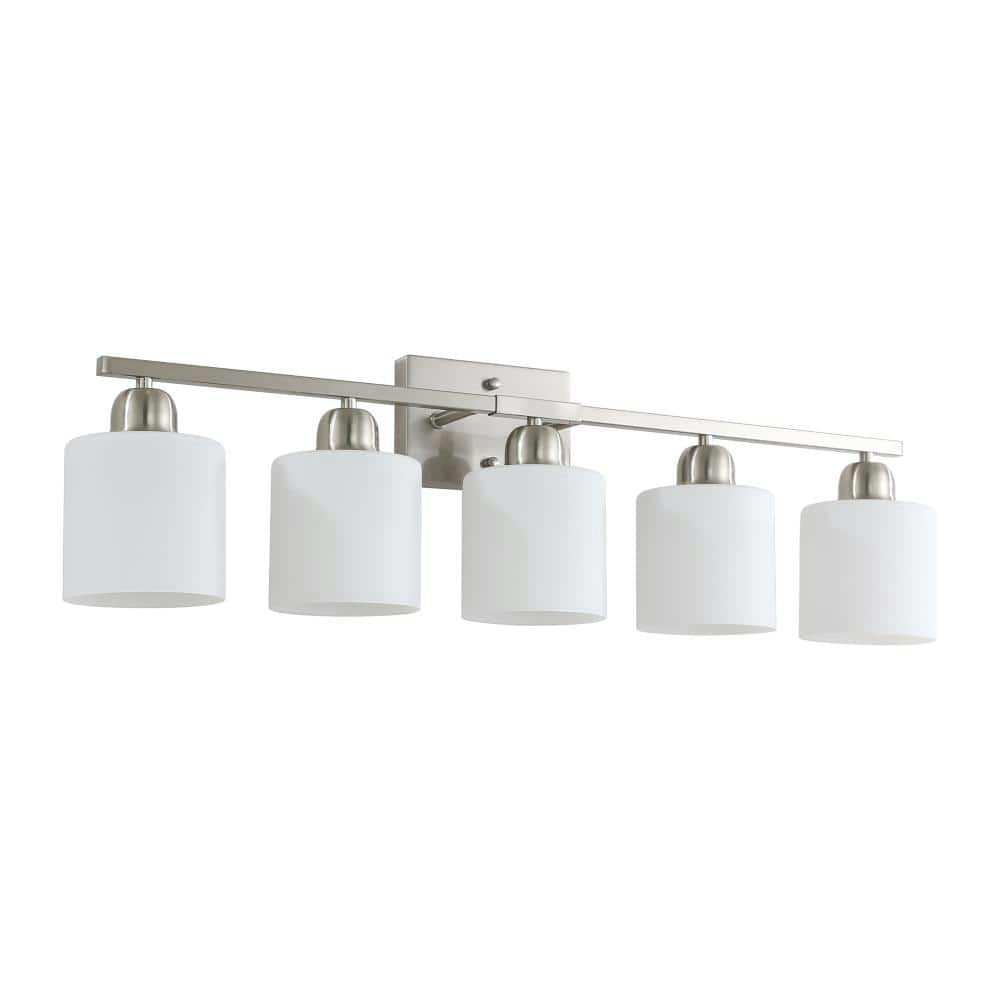 5-Light Chrome Vanity Light: $160.06 5-Light Chrome Vanity Light: $160.06