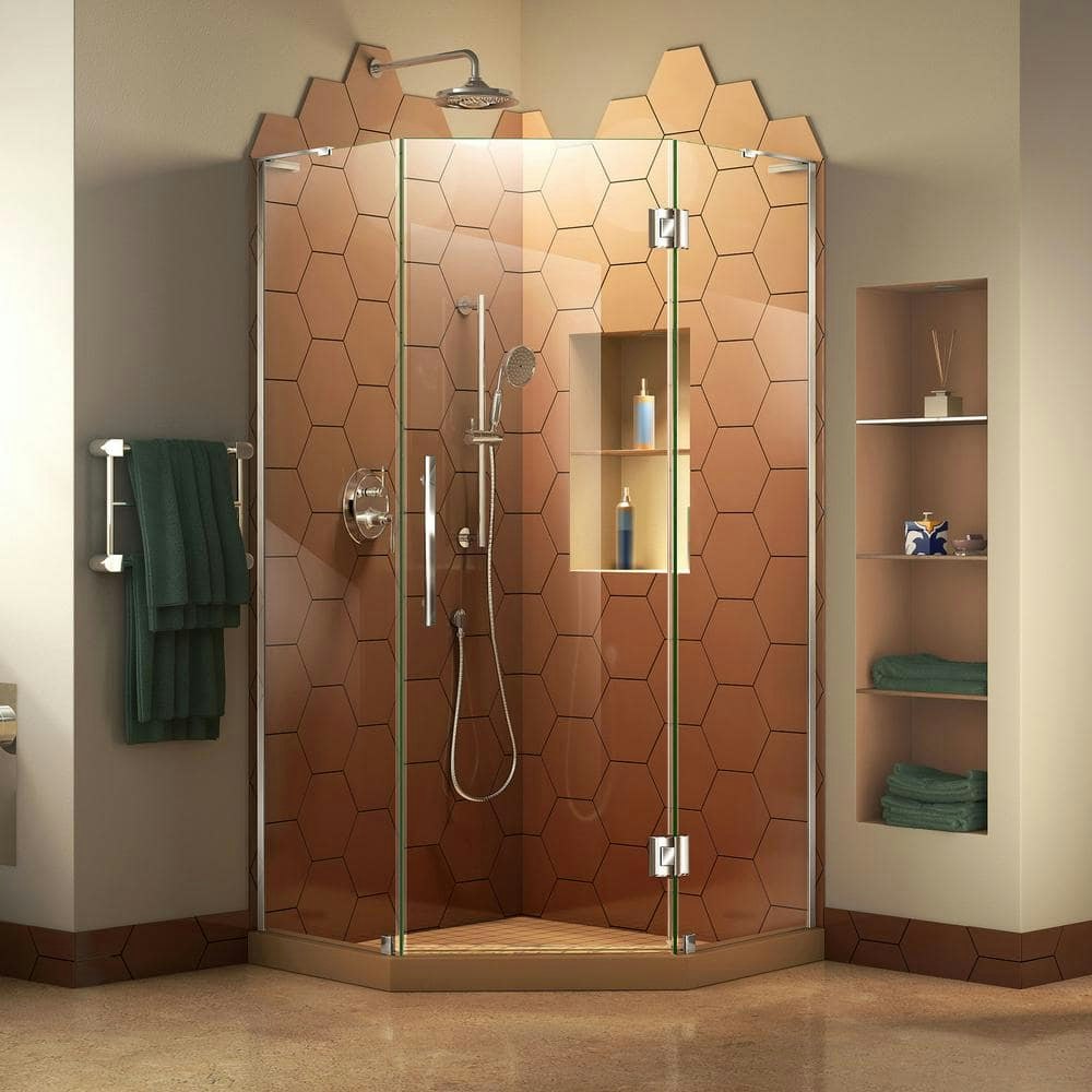 Prism Plus 36x36x72-Inch Semi-Frameless Neo-Angle Hinged Shower Enclosure: $909.99 Prism Plus 36x36x72-Inch Semi-Frameless Neo-Angle Hinged Shower Enclosure: $909.99