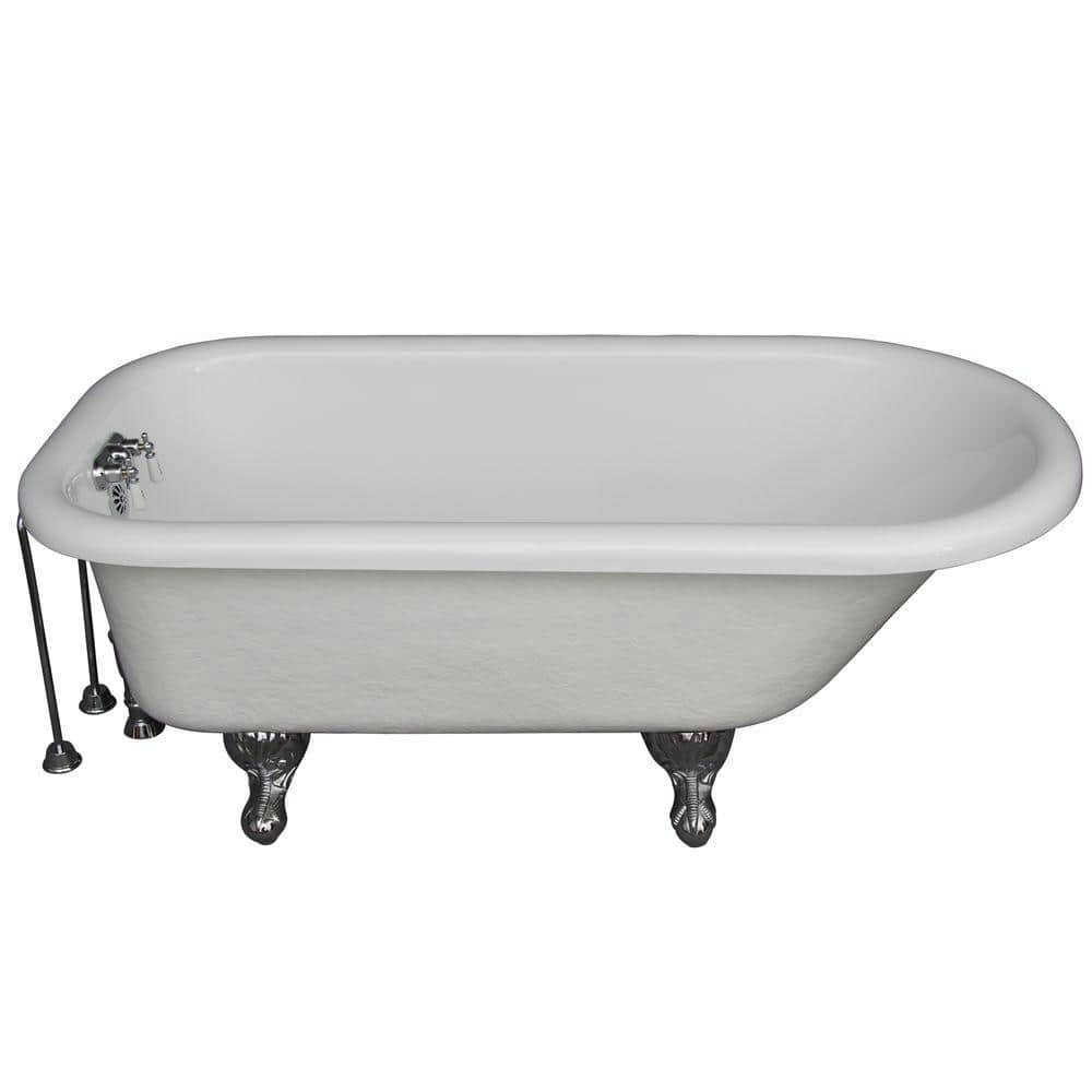 5-Foot Acrylic Roll Top Tub with Ball and Claw Feet: $1,981.01 5-Foot Acrylic Roll Top Tub with Ball and Claw Feet: $1,981.01