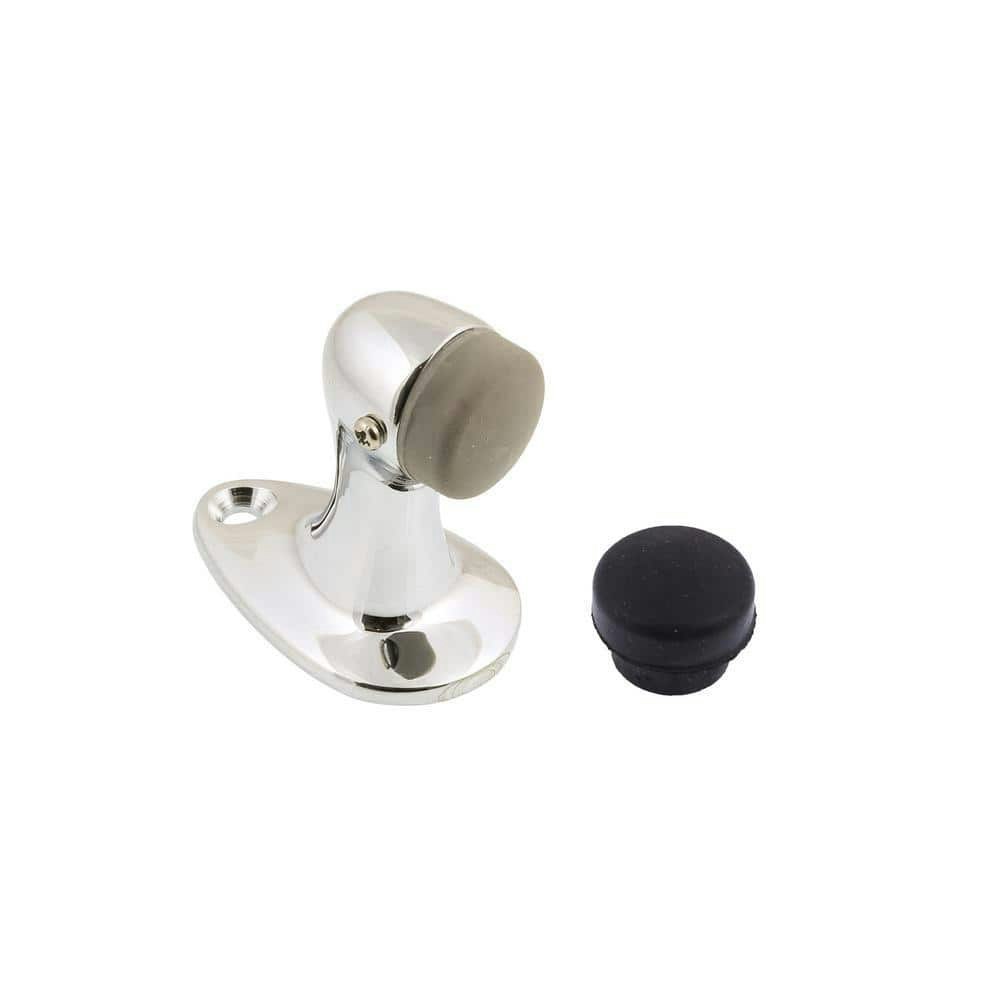 Solid Brass Floor Mounted Gooseneck Door Stop: $26.77