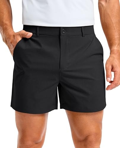 Soothfeel Men's Lightweight Quick Dry Casual Golf Shorts: $14.78